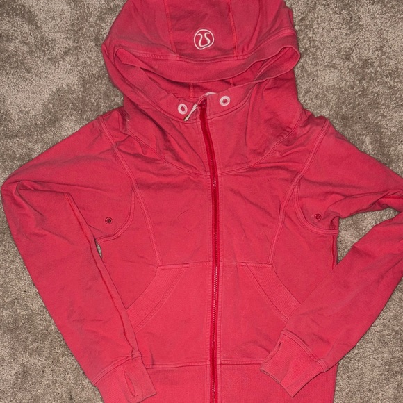 lululemon athletica Tops - Red/Pink Hooded Jacket Lululemon